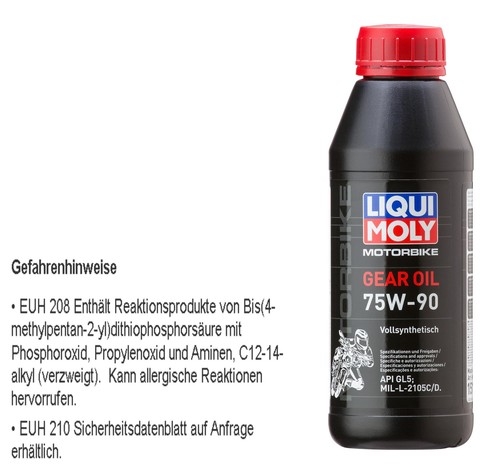 Liqui moly motorbike - gear, oil