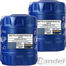 2x 20L MANNOL POWERTRAIN TO-4